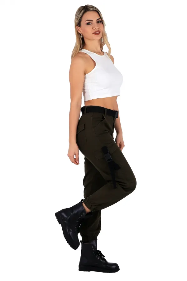 Cargo Pocket Commando Jean 752-67-(26-31) Khaki Cargo Pocket Commando Jean 752-67-(26-31) Khaki