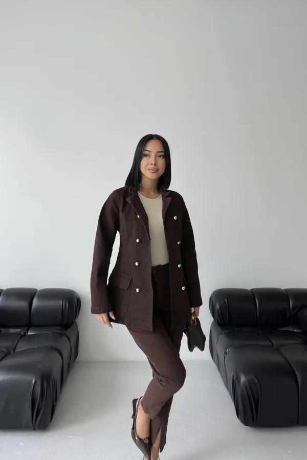 Belden Oturtmalı Düğmeli Gömlek  6248-78-(S-XL)