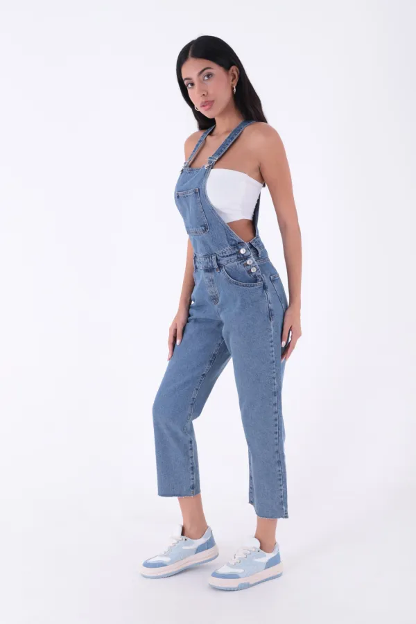 Mom Kalıp Kot Salopet 325-06-(S-XL-6) Mom Kalıp Kot Salopet 325-06-(S-XL-6)