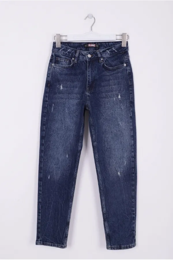 Tık Likra Kot Pantolon  7036-01-(28-33)