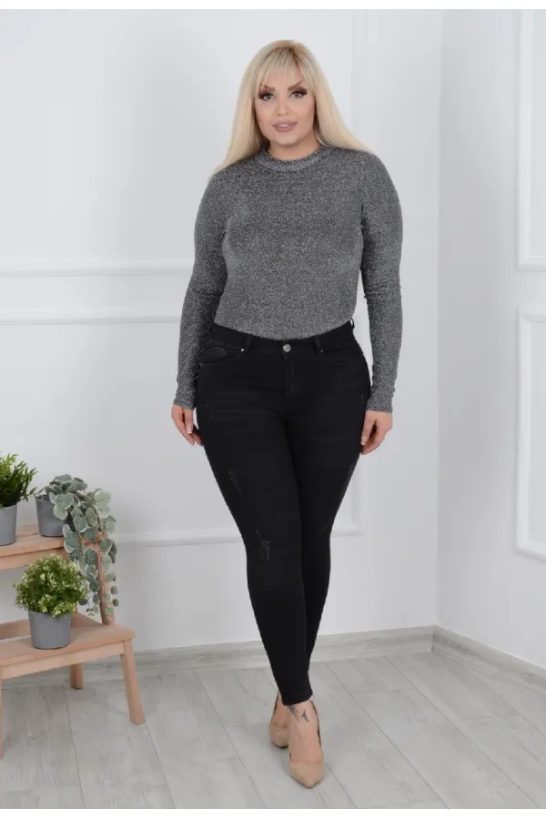 Yıpratmalı Kot Pantolon 519-03-(38-44-8) Yıpratmalı Kot Pantolon 519-03-(38-44-8)