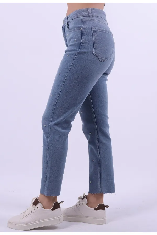 Droplu Mom Fit Pantolon 1724-15-(26-31) Droplu Mom Fit Pantolon 1724-15-(26-31)