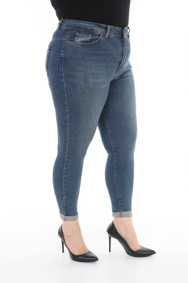 Duble Paça Kot Pantolon  520-02-(48-54)