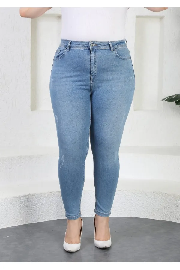 Yıpratmalı Kot Pantolon  519-15-(34-40)