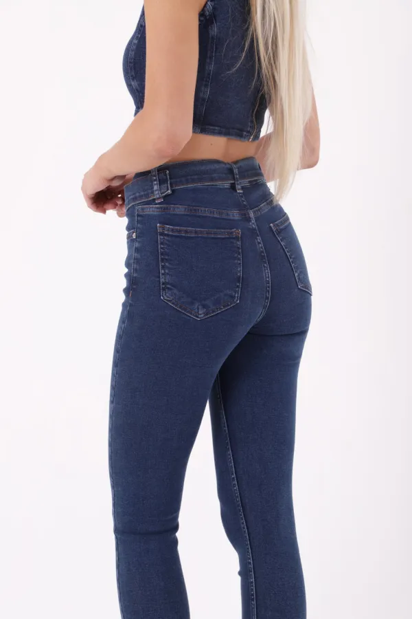 Paçaları Kemerli Pantolon  746-26-(27-32)