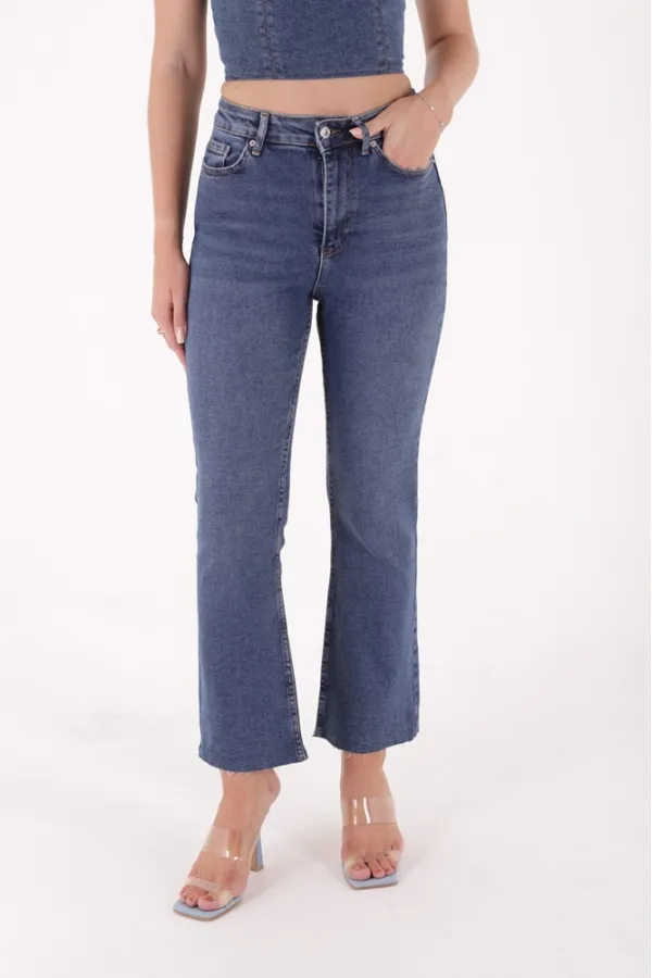 İspanyol Mom Fit Kot Pantolon  1706-01-(26-30)