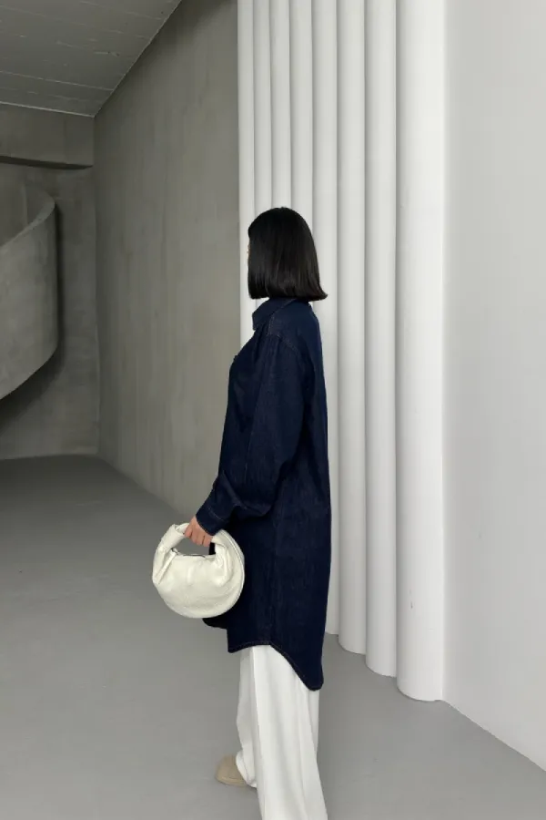 Balon Kollu Düğmeli Gömlek 6093-17-(S+L+3)