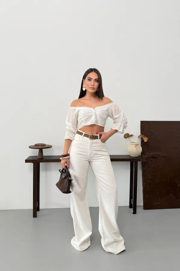 Bol Paça Relax Kot Pantolon 7118-51-(27-32) Bol Paça Relax Kot Pantolon 7118-51-(27-32)