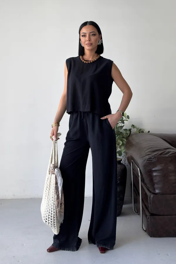 Askılı Bluz  HS401-73-(S-XL)
