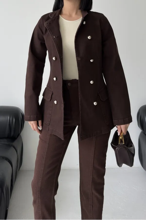 Belden Oturtmalı Düğmeli Gömlek  6248-78-(S-XL)