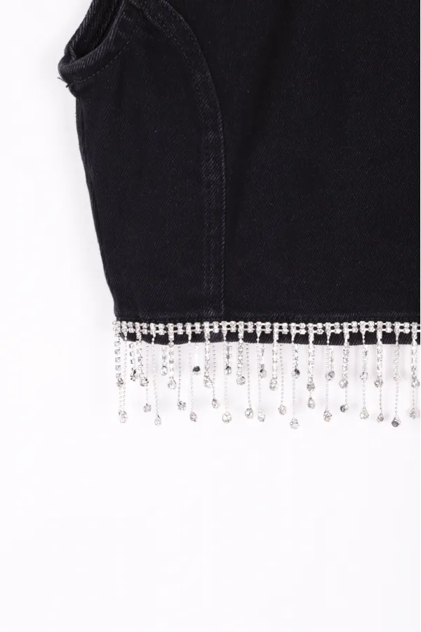 Stone Embellished Bustier 405-23-(SL-6) Stone Embellished Bustier 405-23-(SL-6)