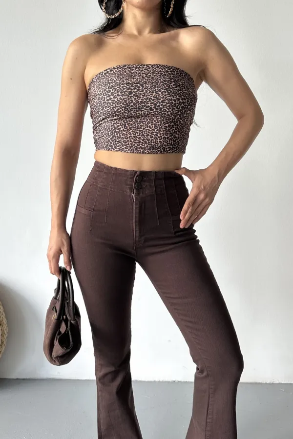 Pensli İspanyol Kot Pantolon 7021-78-(26-29-4) Pensli İspanyol Kot Pantolon 7021-78-(26-29-4)