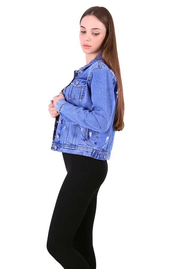 Kısa Kot Ceket  641-15-(S-XL-6)