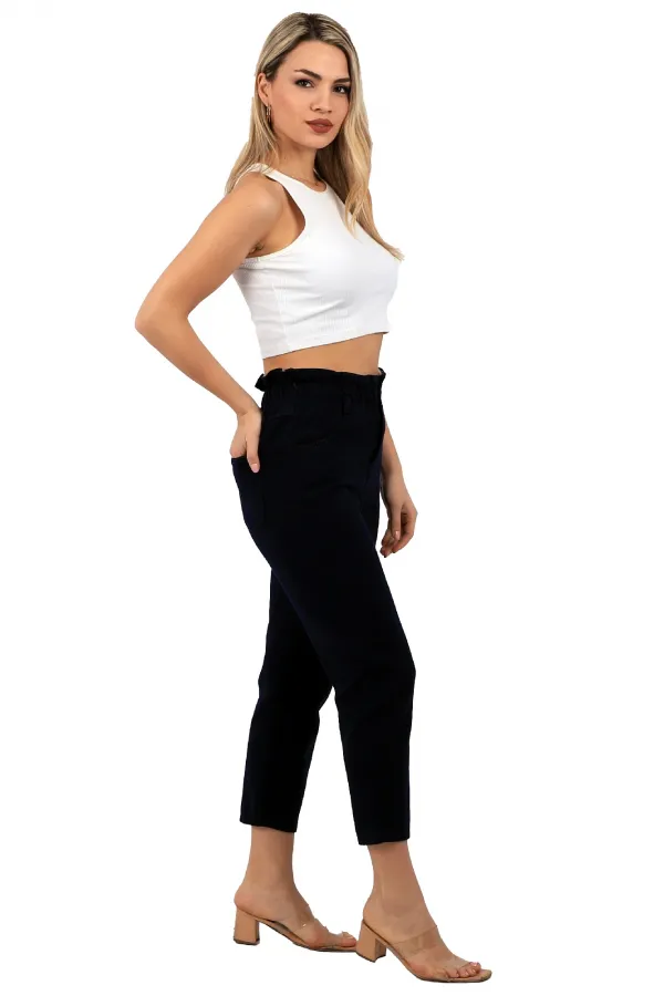 Beli Lastikli Kot Pantolon 759-73-(27-32) Beli Lastikli Kot Pantolon 759-73-(27-32)
