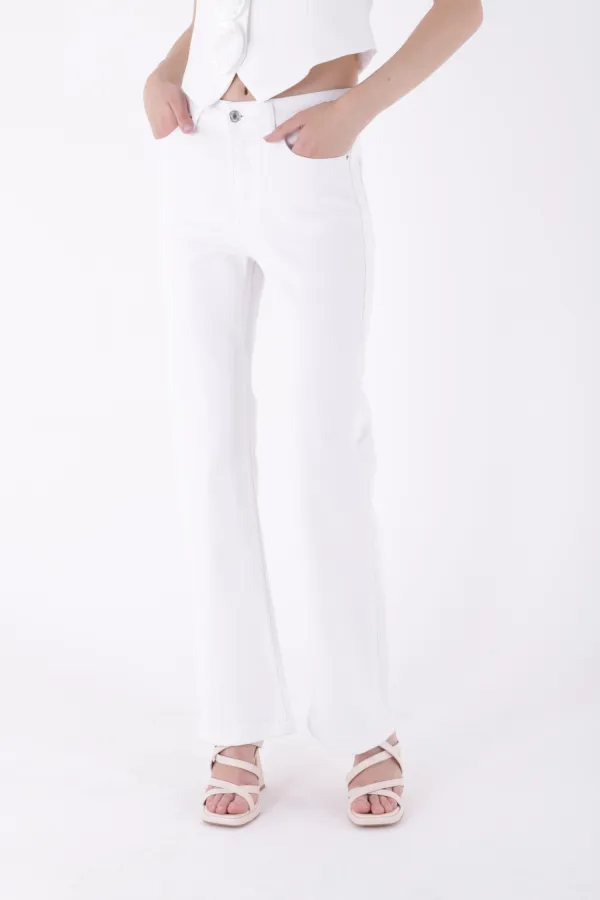 Jeans décontractés à ourlet cousu 7026-50-(28-33)