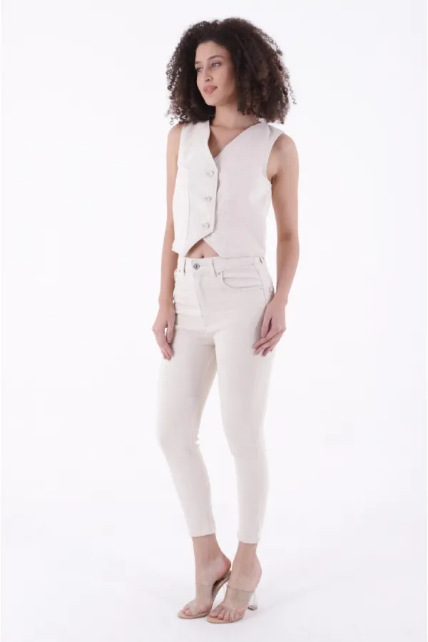Kısa Boy Skinny Kot Pantolon  810-80-(27-32)