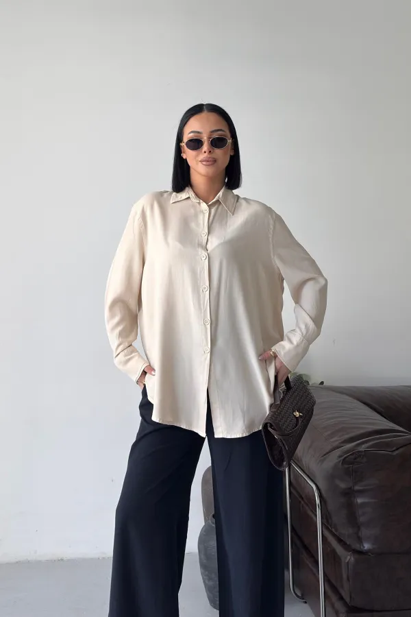 Düğmeli Gömlek HS623-65-(S-XL)
