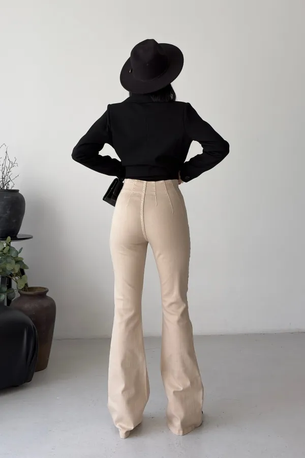 Pensli İspanyol Kot Pantolon  7021-65-(27-32)