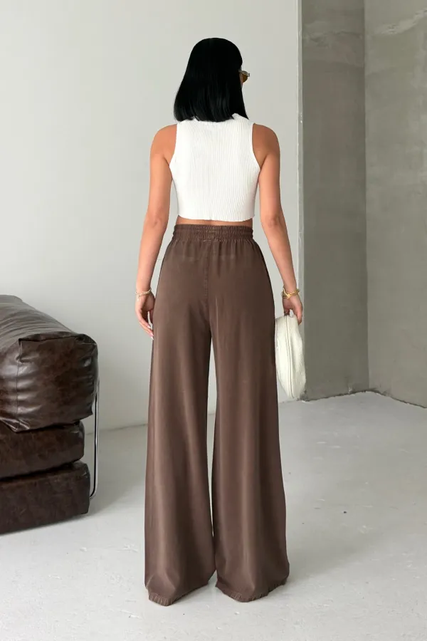 Lastikli Palazzo Pantolon  HS708-81-(S-XL)