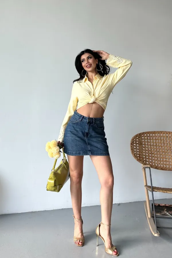 Mini Kot Etek 1046-01-(36-42-6-2)