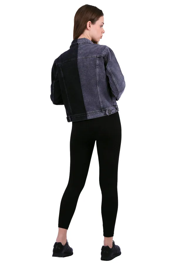 Klasik Kısa Kot Ceket 640-0333-(S-XL) Klasik Kısa Kot Ceket 640-0333-(S-XL)