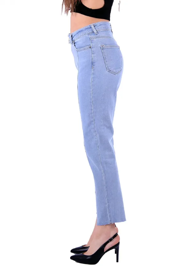 Ütü Hattı Dikişli Kot Pantolon 922-42-(27-32) Ütü Hattı Dikişli Kot Pantolon 922-42-(27-32)