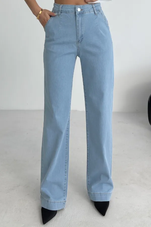 Jean with Dart Detail 7069-25-(27-32) Middle Blue