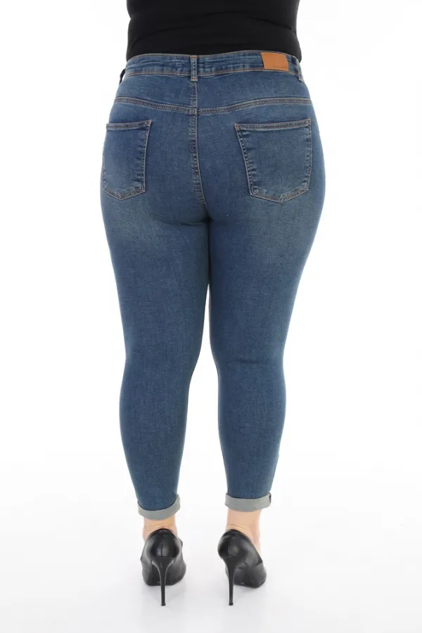 Duble Paça Kot Pantolon  520-02-(48-54)