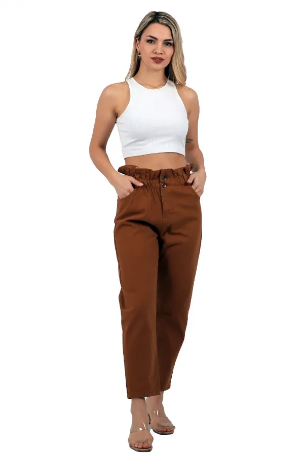 Beli Lastikli Kot Pantolon 759-68-(27-32) Beli Lastikli Kot Pantolon 759-68-(27-32)