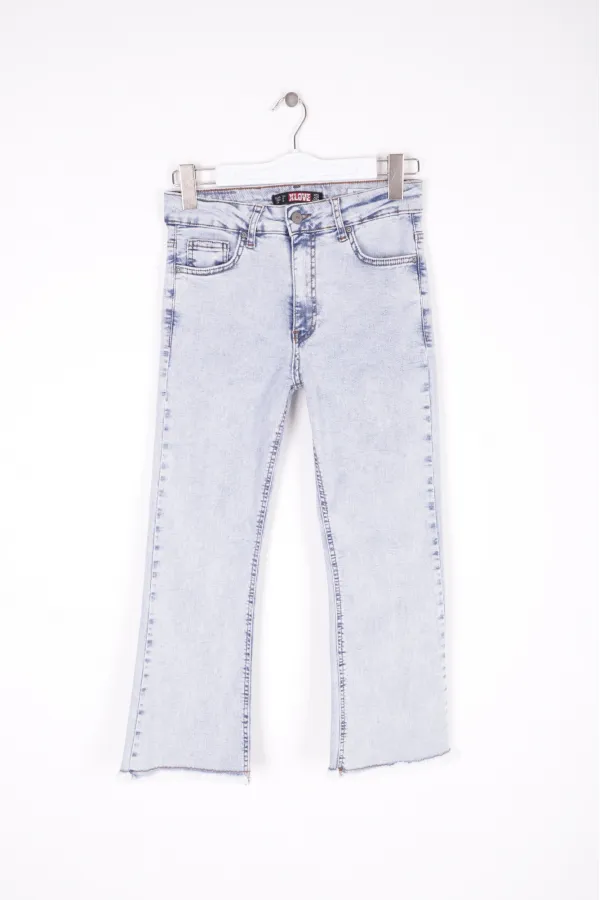 Likralı Culotte Pantolon  1765-08-(26-31)