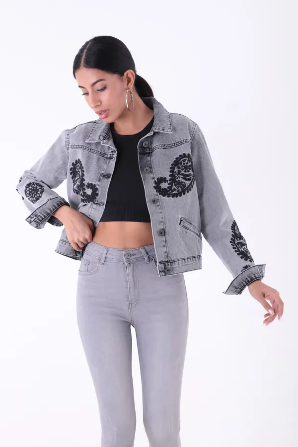 Nakış İşlemeli Ceket  648-23-(S-XL-6)