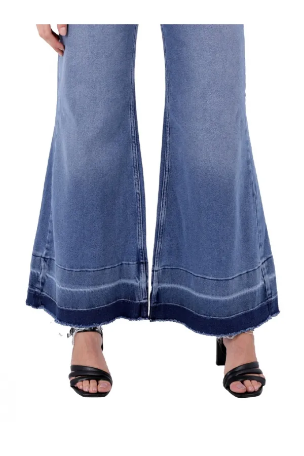 Paçası Renk Detaylı Pantolon  1820-01-(27-32)