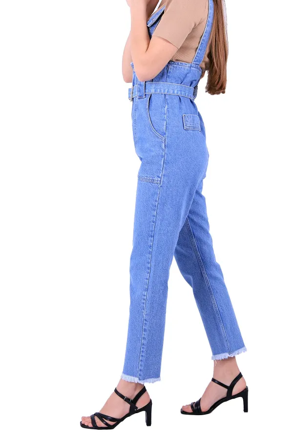 Beli Kemerli Salopet Tulum Kot Pantolon  327-15-(S-XL-6)