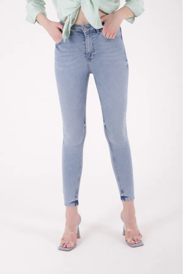 Kısa Boy Skinny Kot Pantolon 811-15-(28-33)