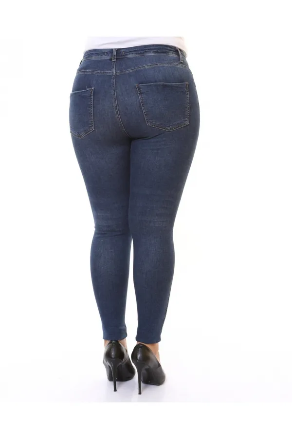 Az Yırtıklı Skinny Kot Pantolon 826-01-(30-36) Az Yırtıklı Skinny Kot Pantolon 826-01-(30-36)