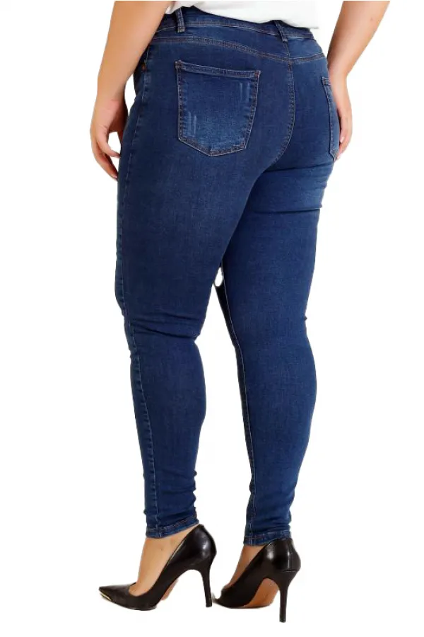 Yıpratmalı Kot Pantolon  519-01-(33-42)