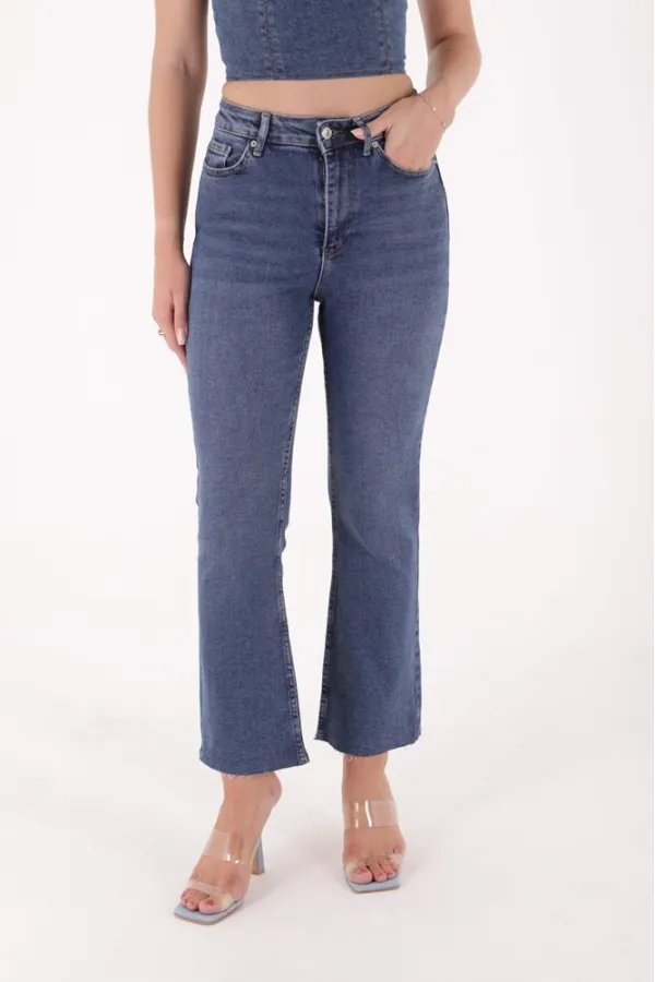 İspanyol Mom Fit Kot Pantolon  1706-01-(27-32)