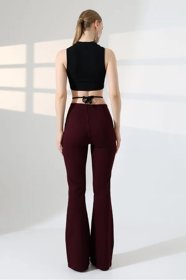 Pensli İspanyol Kot Pantolon  7021-82-(27-32)