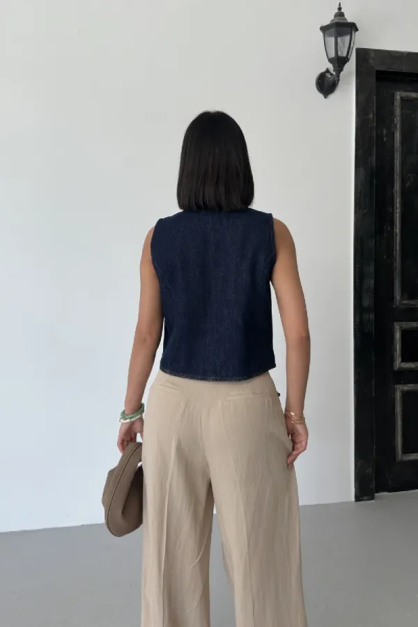 Düğmeli Yelek 6070-17-(S-XL-6)