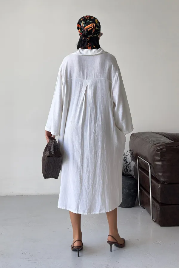Kemerli Oversize Elbise HS3080-51-(S-L-3)