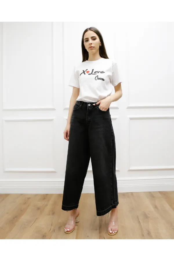 Sökük Paçalı Relax Kot Pantolon  787-03-(S-XL-6)