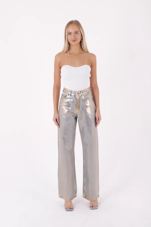 Bol Paça Relax Kot Pantolon  718-47-(27-32)
