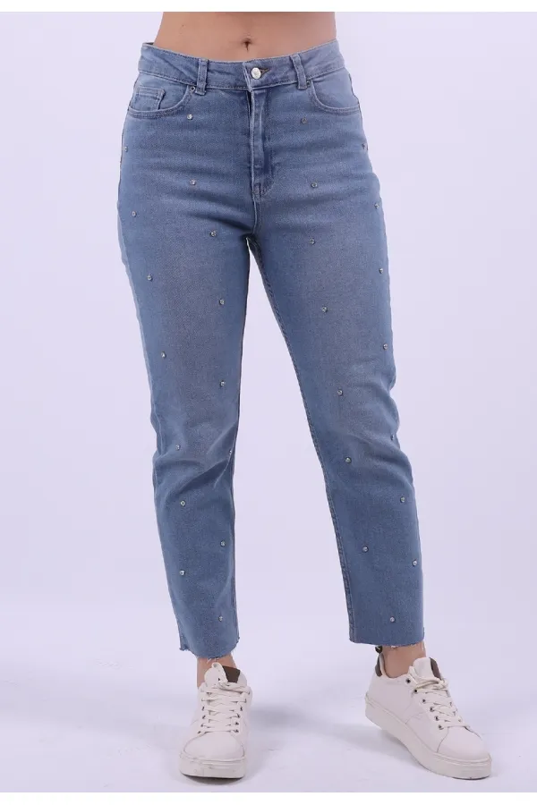 Droplu Mom Fit Pantolon 1724-15-(26-31) Droplu Mom Fit Pantolon 1724-15-(26-31)