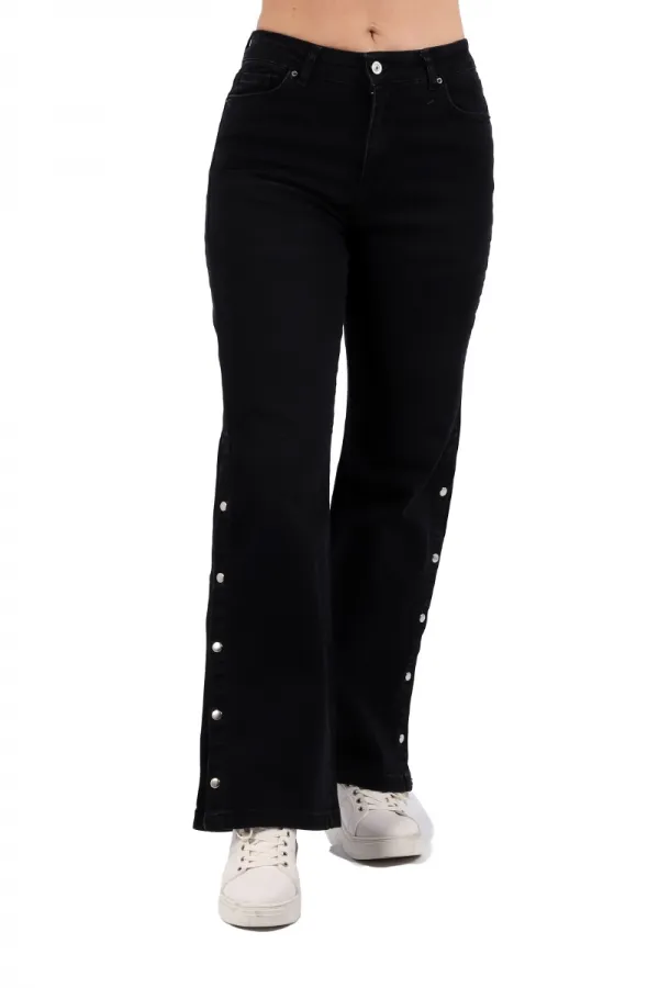 Yanı Çıtçıt Detaylı Pantolon 992-03-(27-32) Yanı Çıtçıt Detaylı Pantolon 992-03-(27-32)