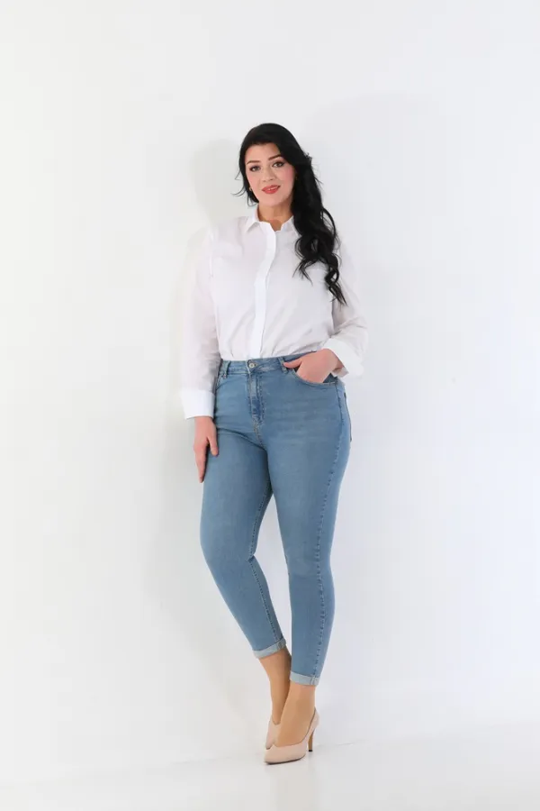 Duble Paça Kot Pantolon  520-15-(48-54)