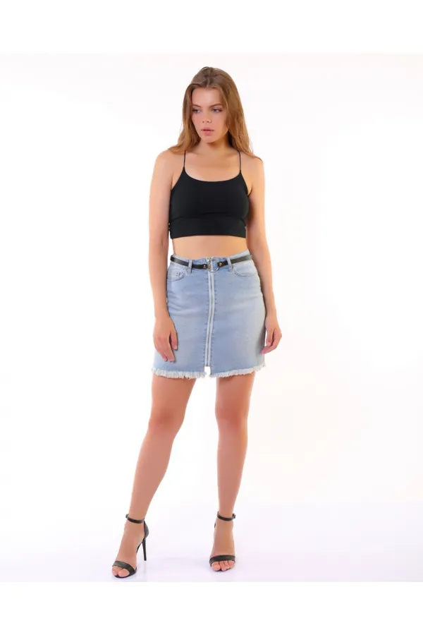 Kısa Kot Etek 106-42-(S-L-5) Kısa Kot Etek 106-42-(S-L-5)