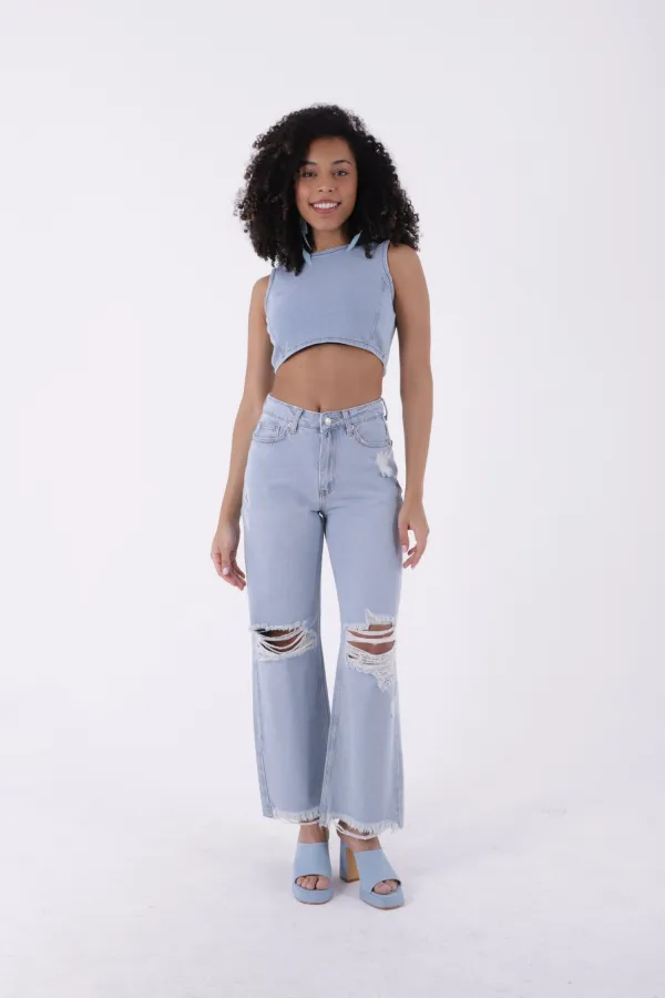 Bol Paça Kot Pantolon 1707-42-(26-31) Bol Paça Kot Pantolon 1707-42-(26-31)