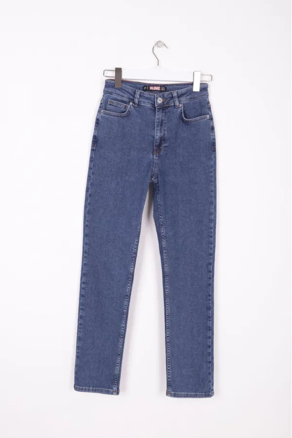 Boru Paça Klasik Kot Pantolon 855-27-(28-33) Boru Paça Klasik Kot Pantolon 855-27-(28-33)