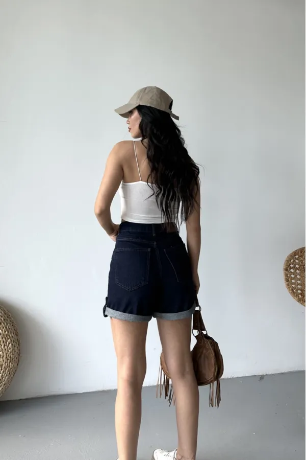 Duble Paça Kot Şort 292-17-(36-42-6-2)