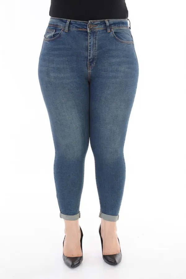 Duble Paça Kot Pantolon  520-02-(48-54)